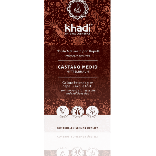 Khadi Tinta naturale capelli castano medio