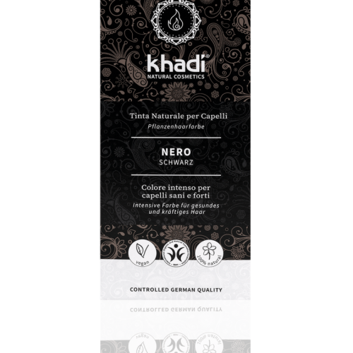 Khadi Tinta naturale per capelli Nero