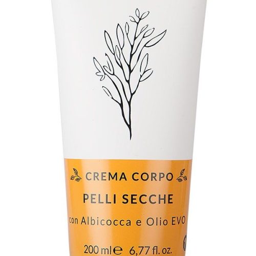 Crema Corpo Pelli Secche con Albicocca e Olio Extra Vergine di Oliva