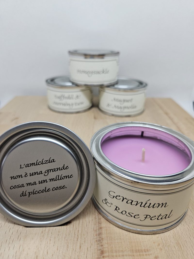 Candela Geranium & Rose Petal 14 ore