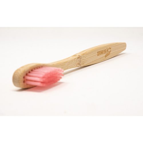 Spazzolino da Denti in Bambù Setole Colore Naturale Rosa