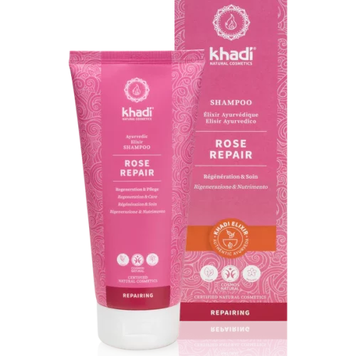 Khadi Shampoo Rigenerante e Nutriente Rose Repair 200 ml